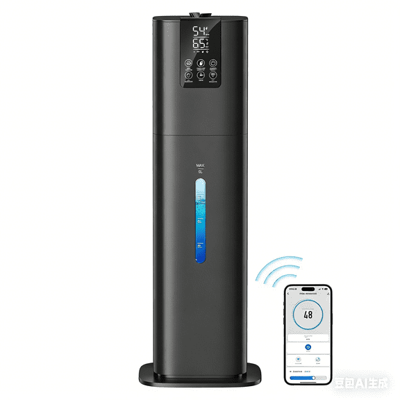 Smart Humidifiers Large Room Bedroom Home, 2.11Gal(8L) Quiet Top Fill Cool Mist Humidifier, Smart App & Remote Control, 3 Speed Humidifier with 360 Nozzle, Humidity Setting for Baby Office