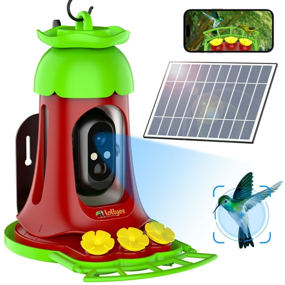 Smart Hummingbird Feeder with Camera,Intelligent Fast Capture