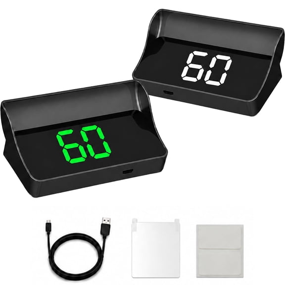 Smart In-Car Hud Co-Pilot Navigation, Car Head-Up Display with Gps, 10hz Refresh Mph or Km Heads Up