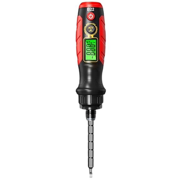 Smart Induction Digital Voltage Tester Pen, Non-Contact Voltage Tester with LCD Display, Instant Voltage Detection with Zero Risk, Buzzer Alarm for Live/Null Wire Judgment
