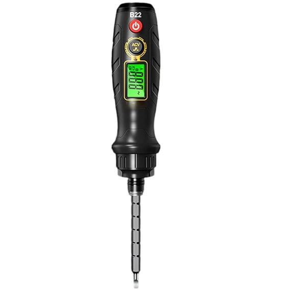 Smart Induction Digital Voltage Tester Pen, Non-Contact Voltage Tester with LCD Display, Instant Voltage Detection with Zero Risk, Buzzer Alarm for Live/Null Wire Judgment