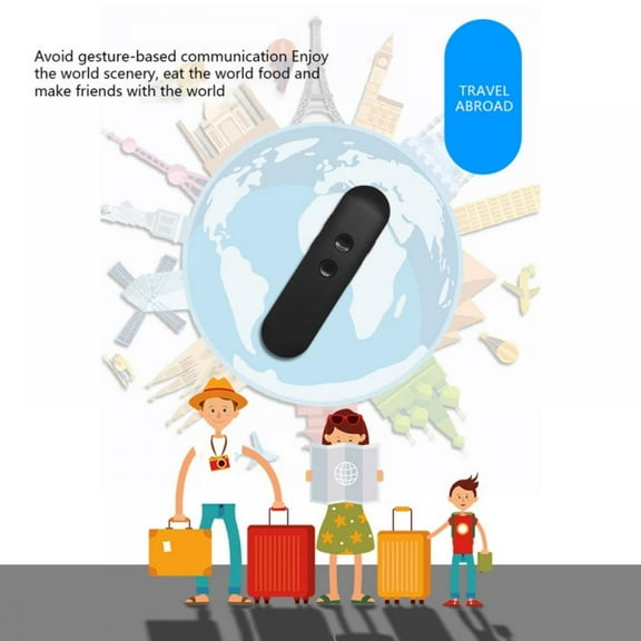 Smart Instant Language Translator Device Portable Foreign Language Real-Time 2-Way Translations [Support 42 Languages/Voice Operated]