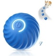 thumbnail image 1 of Smart Interactive Bouncing Ball Pet Toy LED Light Blue 2.64 in for Dog Cat, 1 of 9