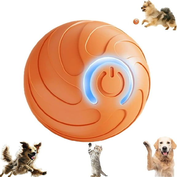 Smart Interactive Bouncing Ball for Dogs, Automatic Moving Dog Ball Toy with Motion Activated Rolling Design for Indoor and Outdoor Pet Play
