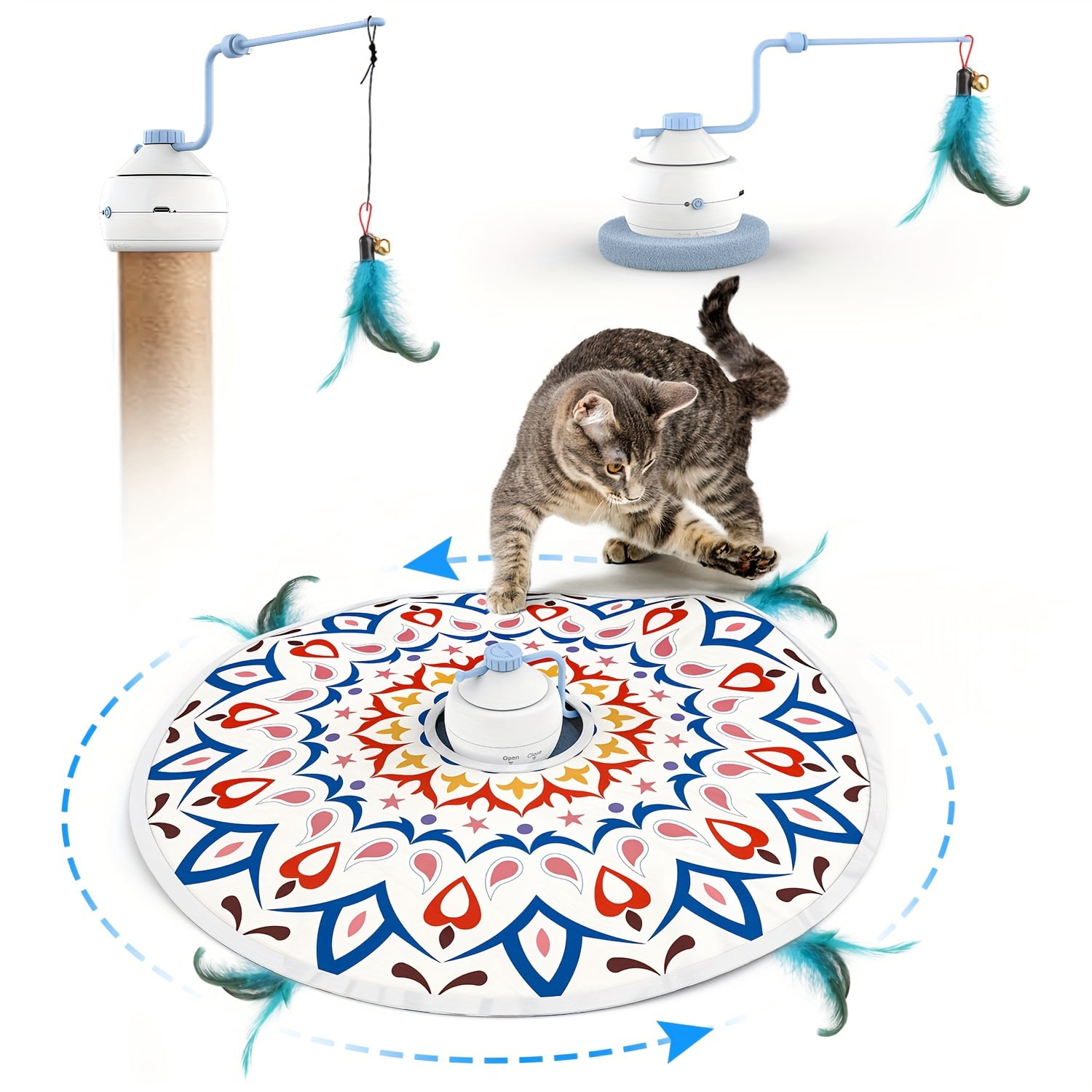 [Smart Interactive Cat Toy] 3-in-1 Smart Interactive Cat Toy - Random ...