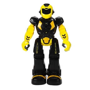 Smart Interactive Induction Robot for Early Learning, Advanced Educational Sensing Electronic Toy with Voice Response and Movement, Black