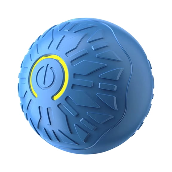 Smart Interactive Pet Jumping Ball Electric Automatic Moving Gravity Sensing Boredom Relief Exercise Toy for Dogs and Cats Indoor Active Play and Physical Mental Stimulation - Blue