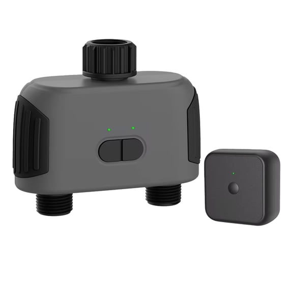 Smart Irrigation Timer with Bluetooth/WiFi, Programmable Water Valve, Automatic Lawn Sprinkler, Rain Delay Controller