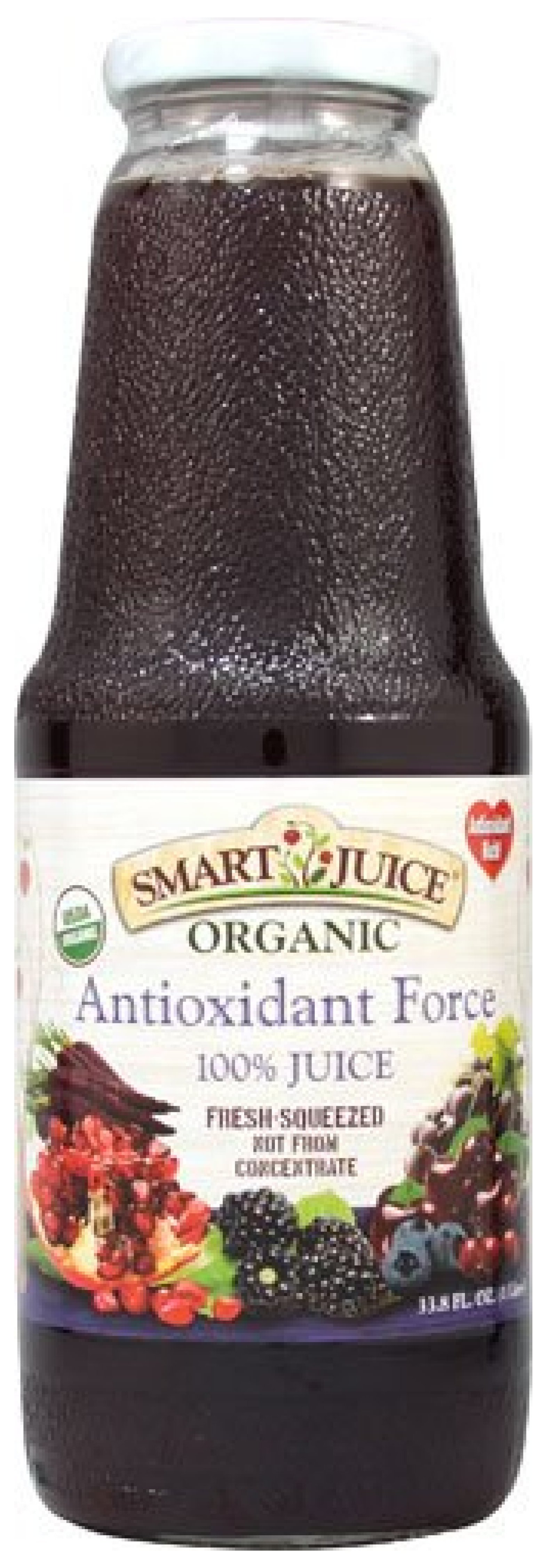 Smart Juice Organic Antioxidant Force 100 Juice 33.8 fl oz 2PC