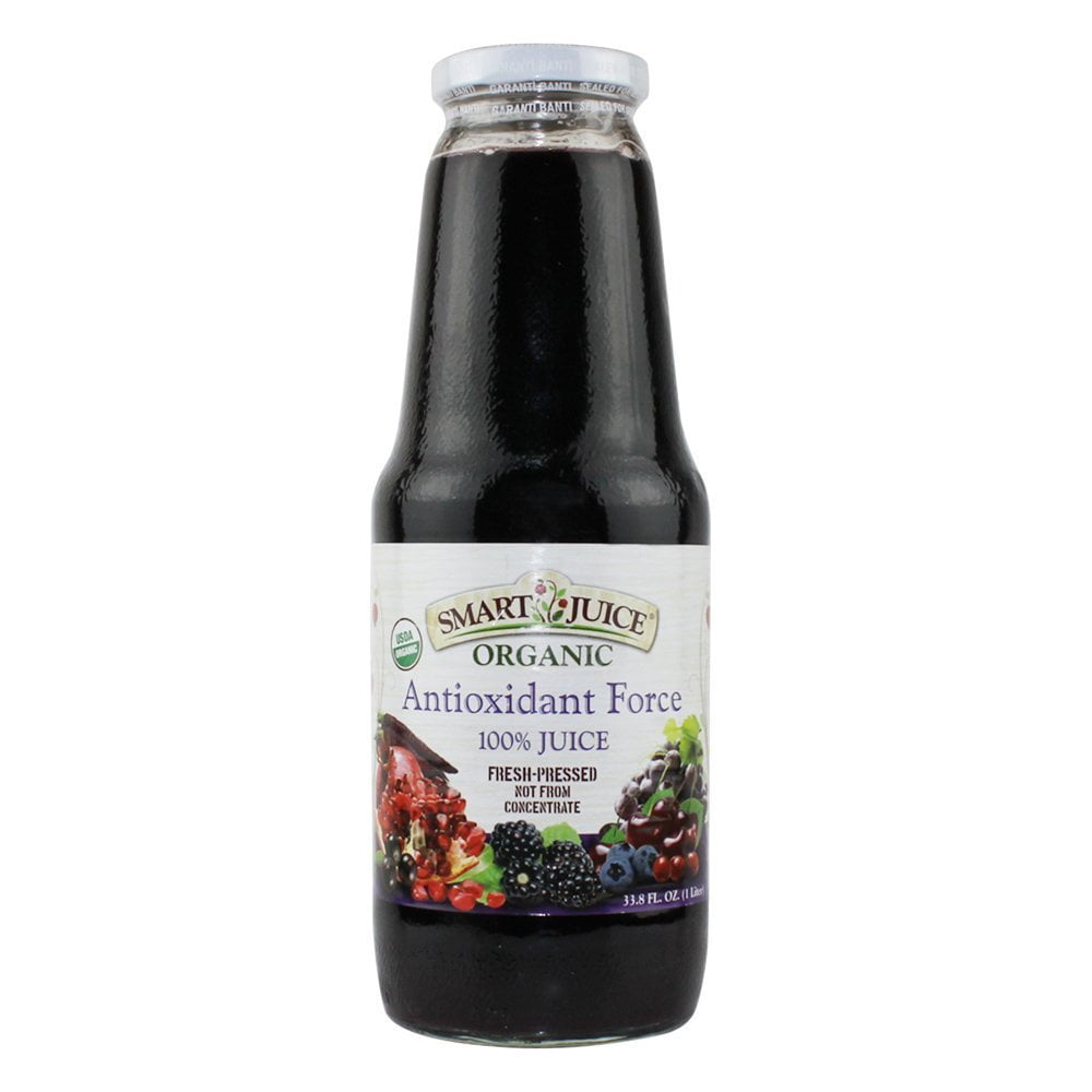 Smart Juice Organic Antioxidant Force 100 Juice 33.8 fl oz Pack of