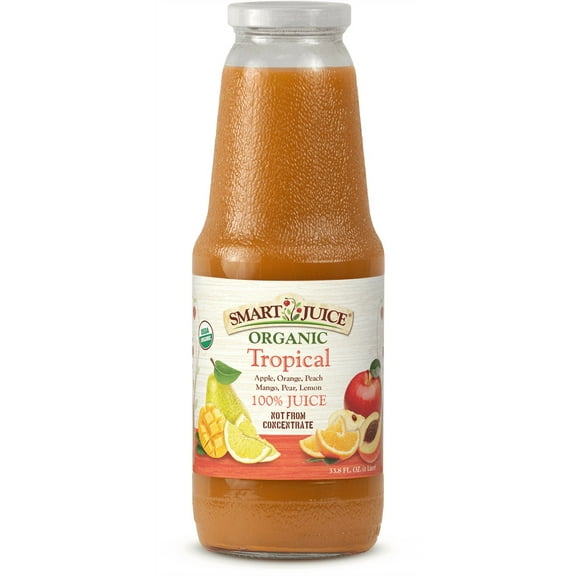 Smart Juice Organic Tropical Juice - 33.8 fl oz (1L) - (Pack of 6)