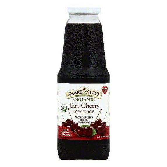 Smart Juice Tart Cherry 100% Juice, 33.8 Oz (Pack of 6)