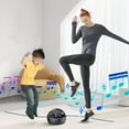 thumbnail image 1 of Smart Jump Rope Machine - with Wireless Remote, Music Jump Rope Machine, Bluetooth Connected Skipping Rope with Auto Counter, Cordless & Corded Modes for Parent-child interactive (Black), 1 of 6