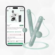 Smart Jump Rope with AI Powered Fitness Tracking,  Lifetime Fitness App Access, Adjustable for Men, Women, Cardio Workout, Weight Loss, Home Gym Exercise Equipm