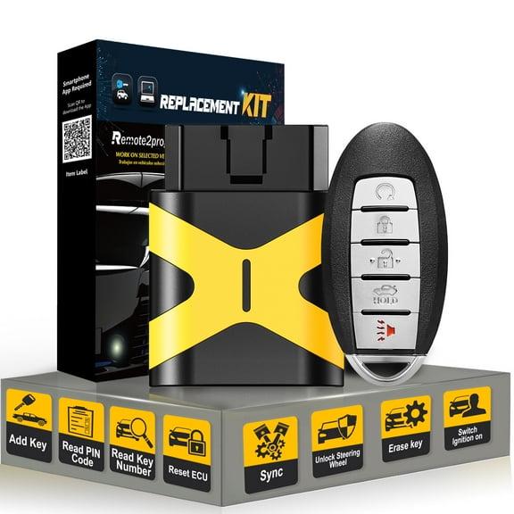 Smart Key DIY Programming and Programmable Keyless Entry Remote Replacement for 2019 Nissan Maxima with FCC: KR5TXN7