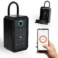 Smart Key Lock Box, Bluetooth Fingerprint Lock Box with APP Control
