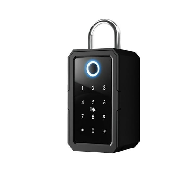 Smart Key Lock Box Ttlock APP Waterproof Combination Safe Digital Finrprint Unlock KeyBox For House Key Stora ,Easy Installation