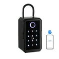 thumbnail image 1 of Key Safe Box Outdoor, Wall Mount Key Box with Shackle Large Capacity Lockbox Support APP Remote for House Key Car Key Apartment Outdoor Indoor ,Easy Installation, 1 of 7