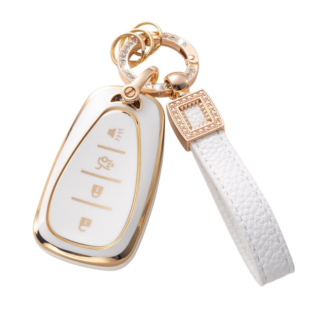 Smart Key Protector Holder for Ford Key Fob Cover with Leather Lanyard ...