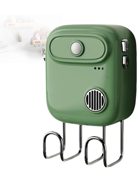 Smart Keychain with Voice Reminder, Battery-powered, Supports Custom Recordings, Ideal for Apartments, Kitchens, Dorm Rooms, Garages, and Bedrooms(Green)