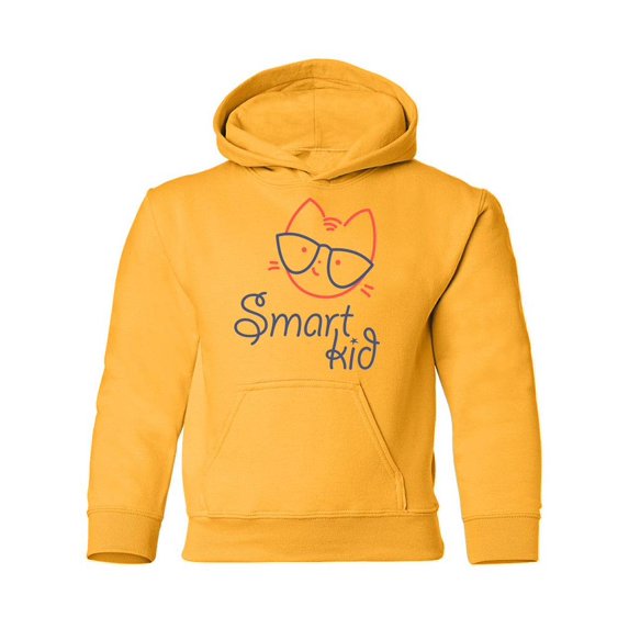 Smart Kid Kitten Hoodie Juniors -Image by Shutterstock, x-Large