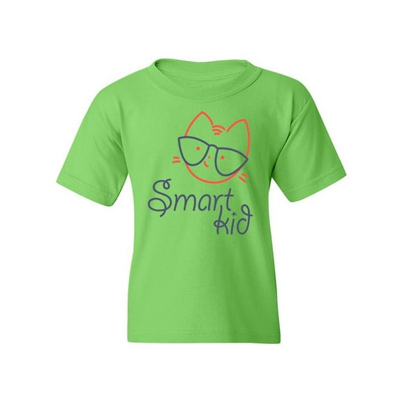 Smart Kid Kitten T-Shirt Juniors -Image by Shutterstock, Large