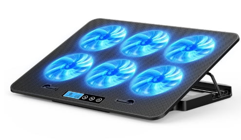 Smart LCD Laptop Cooler - Real-Time Temperature Monitoring & Adjustable Fan Speed"‌
‌Key Optimization Points