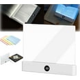thumbnail image 1 of Smart LED Book Light, 2026 New Rechargeable Clear Full Page Reading Light 3 Colors & Timer Dimmable Panel, Flat Bookmark Lamp, Booklights Eye Protection Light for Night Reading, 1 of 8