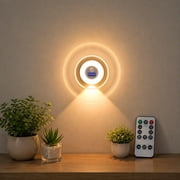 Smart LED Clock Night Light with Motion Sensor, Dimmable 3-Color Motion Activated Wall Light, Rechargeable Nightlight with Digital Clock for Hallway, Bathroom, Stair and Bedroom1PC