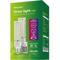 thumbnail image 1 of Smart LED Grow Light Bulbs for Gooseneck Clamp Light - Dimmable, Sun Mode Dimming, Auto On/Off Timer, Remote Control - Full Spectrum for Indoor Plant Growth - Mimics Real Sunshine, 1 of 6