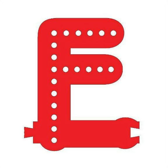 Smart LED Letter F - RED