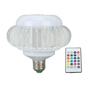 Smart LED Light Bulb With Speaker RGB Color Changing Remote Control E26/E27 Base