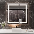 thumbnail image 1 of Smart LED Medicine Cabinet with High-Power Outlet, 36x36 Inch, Stepless Dimming Anti-Fog Mirror, Reinforced Storage for Bathroom Organization & Makeup Prep, 1 of 9
