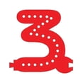 thumbnail image 1 of Smart LED Number 3 - RED, 1 of 3