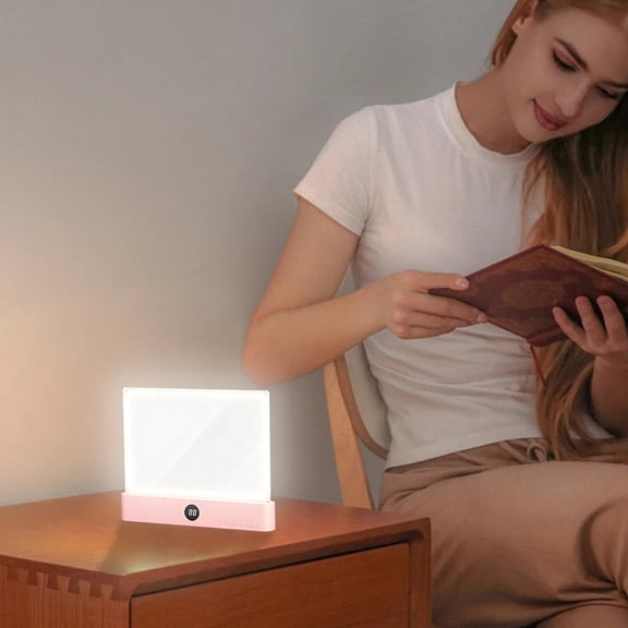 Smart LED Reading Light Rechargeable USB Desk Lamp with Timer and Brightness Adjustment for Study Bedside Use 6.0 x 7.3 inches