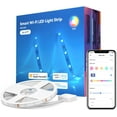 thumbnail image 1 of Smart LED Strip Lights, 16.4ft WiFi Strip Work with Apple HomeKit, Alexa, Google Home, and SmartThings, 16 Million Colors with App Control and RGB LED Lights for Bedroom, Living Room, Kitchen, 1 of 5