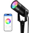 thumbnail image 1 of Smart Landscape Lights, APP Controlled RGBCW Color Changing Spotlights, IP65 Waterproof Low Voltage Outdoor Spotlights, Wireless Group Control for Garden, Yard, Holiday Decor$$Tools & Hardware Other, 1 of 8