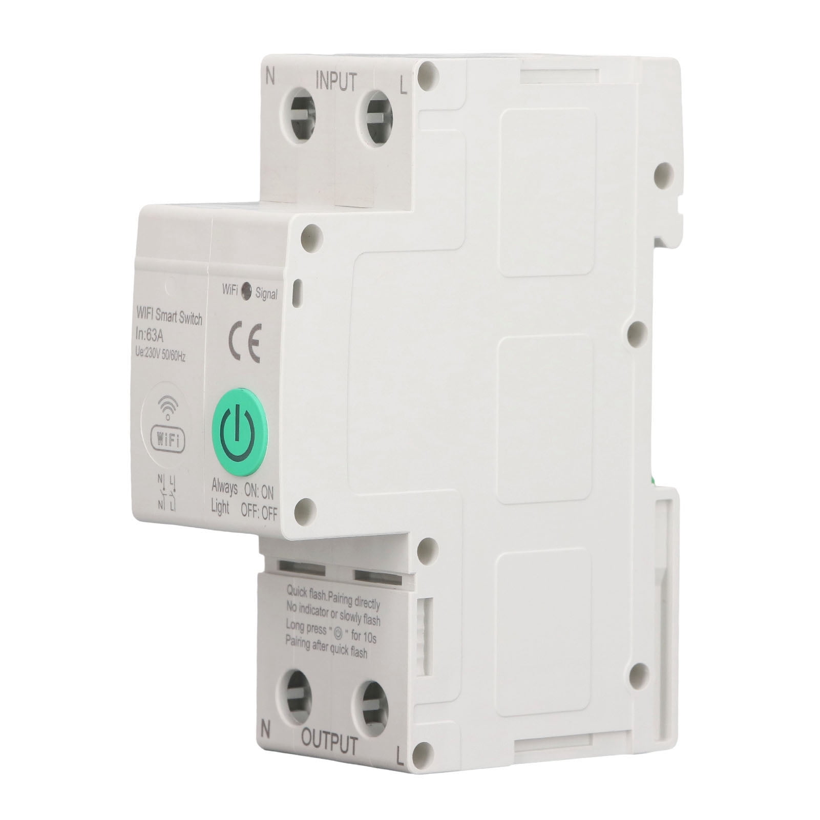 Smart Leakage Circuit Breaker 63A 2P Remote Control & Sensitive Monitoring AC230V - Electrical Switch with Leakage Detection, Remote Access for Safe Power Management