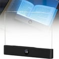 thumbnail image 1 of Smart Led Book Light, Rechargeable 3 Color Flat Student Reading Lamp, Led Night Light with Timer & Brightness Adjustment, Kids Eye Protection Light for Night Reading (Black), 1 of 10