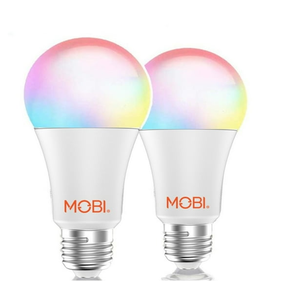 Smart Led Light Bulb | Multicolor Changing/controlled Bulbs, No Hub, Wireless Lights Bulb 2 Pack Kit