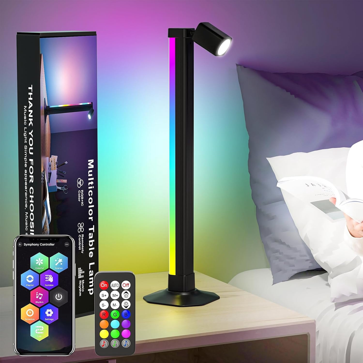Curtain Lights Yeelight (2-Pack) - 16 Million Colors, Music & Screen ...