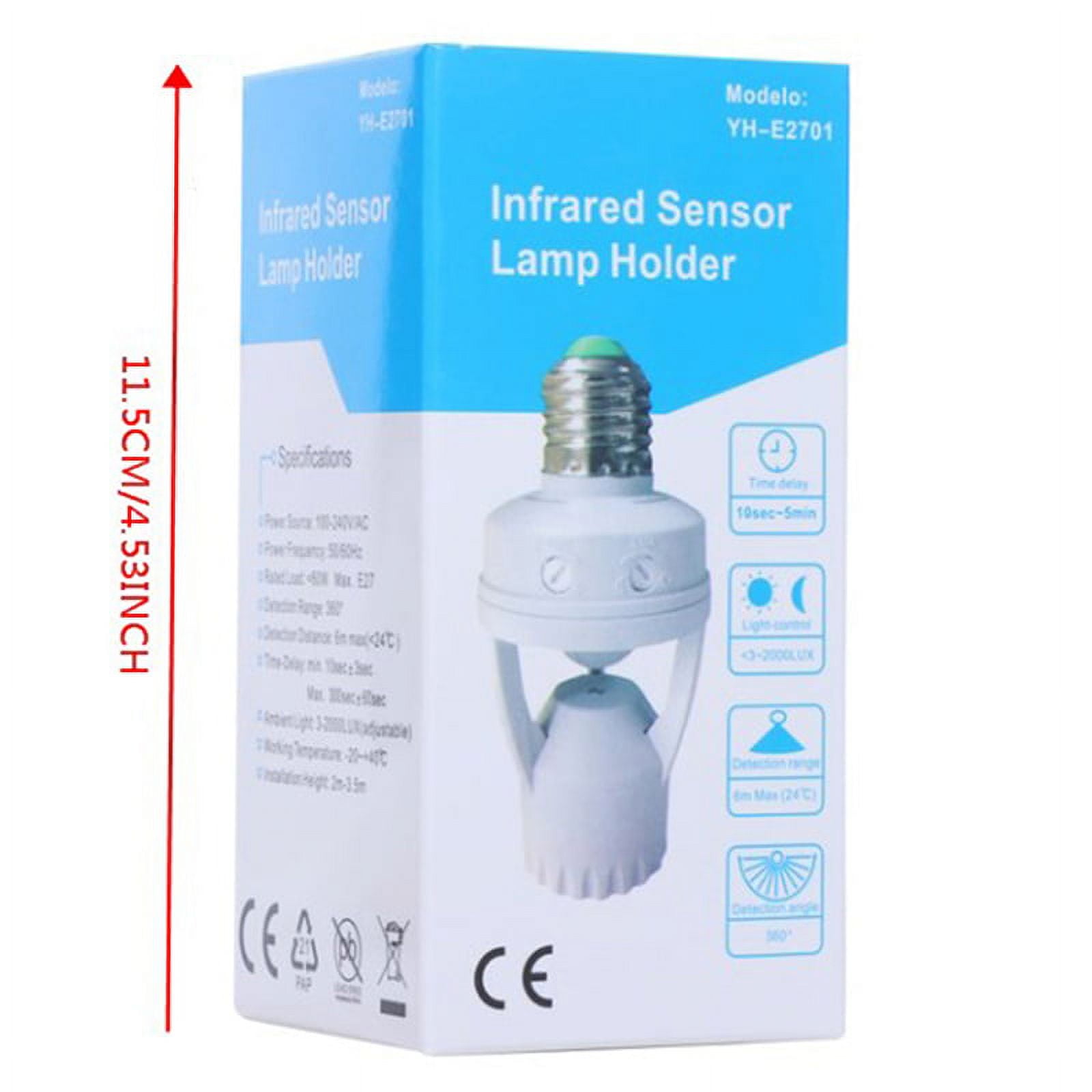 Smart Light Bulb Switch 6A 220V PIR Induction Infrared Motion Sensor