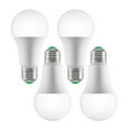thumbnail image 1 of Smart Light Bulbs 4-Pack, 9W RGB LED, 800 Lumens - Alexa, Assistant, iOS & Android Compatible - Multicolor, Dimmable, WiFi Control, 1 of 7