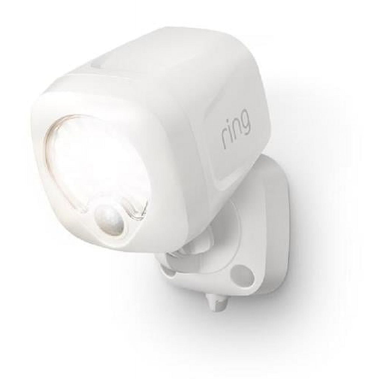White Battery-Powered Motion Detection Security Spotlight