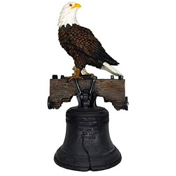 Smart Living "Let Freedom Ring" Eagle on Liberty Bell Garden Statue