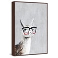 thumbnail image 1 of Smart Llama III Floater Framed Painting Print on Canvas, 1 of 6