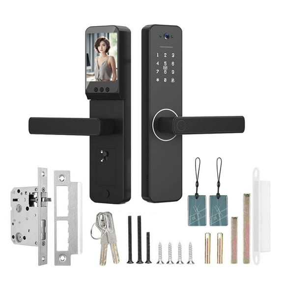 Smart Lock, App Remote Operation Wifi Lock Wifi Lock 35-60mm Handle Alloy Door Lock Handle Alloy App Remote Operation 120 Camera And With 120 Camera Lock 35-60mm Office Lock App