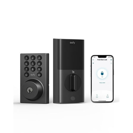 eufy Smart Lock C30, Keyless Entry Door Lock, Built-in WiFi Deadbolt, Smart Lock for Front Door, No Bridge Required, Easy Installation, App Remote Control, Auto Lock