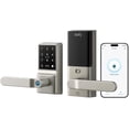 thumbnail image 1 of Smart Lock C33, Keypad Door Lock with Handle, Fingerprint Door Knob, Keyless Entry Door Lock for Front Door and Bedrooms, Electronic Deadbolt, Wi-Fi, Remote App Control, IP53 Waterproof, Black, 1 of 10