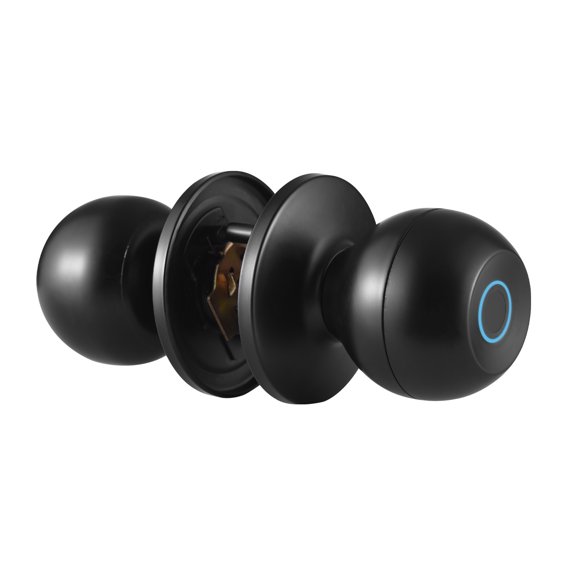 Smart Lock,Door Lock Operation Type-c Port Lock Keyless Door App Remote Operation Bt 3-in-1 Door Knob App 35-55mm Office Bedroom Port Battery Bt Office Bedroom Door Lock Door Knob Black